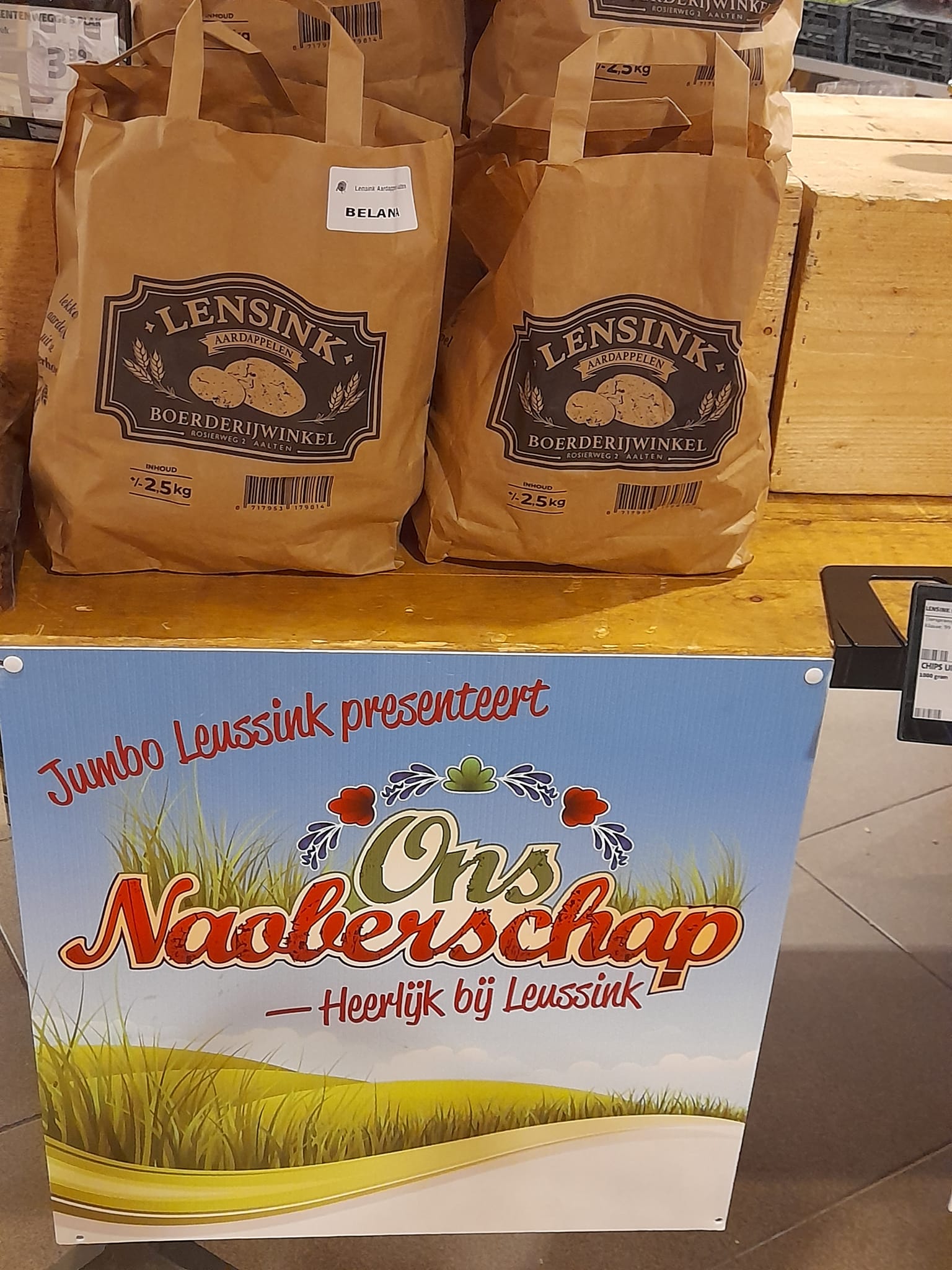 Lensink Aardappelen Aalten nu bij de Jumbo in de winkel!.